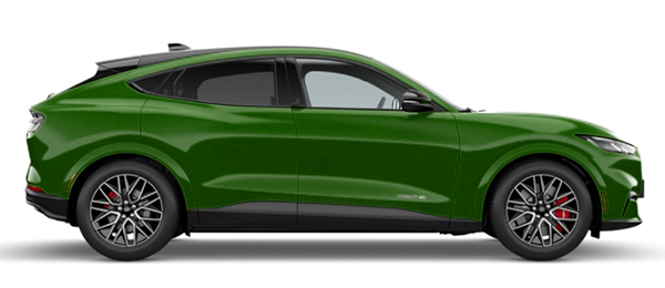 Xe điện Mustang Mach-E trưng bày tại showroom Ford Bắc Ninh.